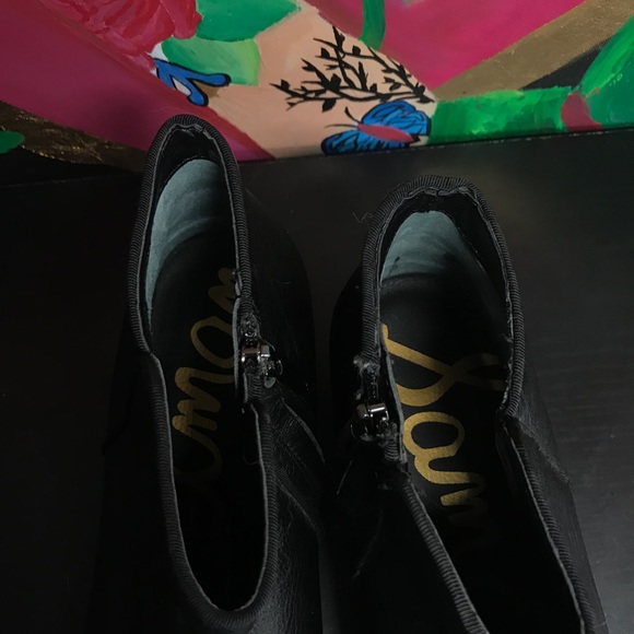 Sam Edelman black leather booties - Picture 5 of 5